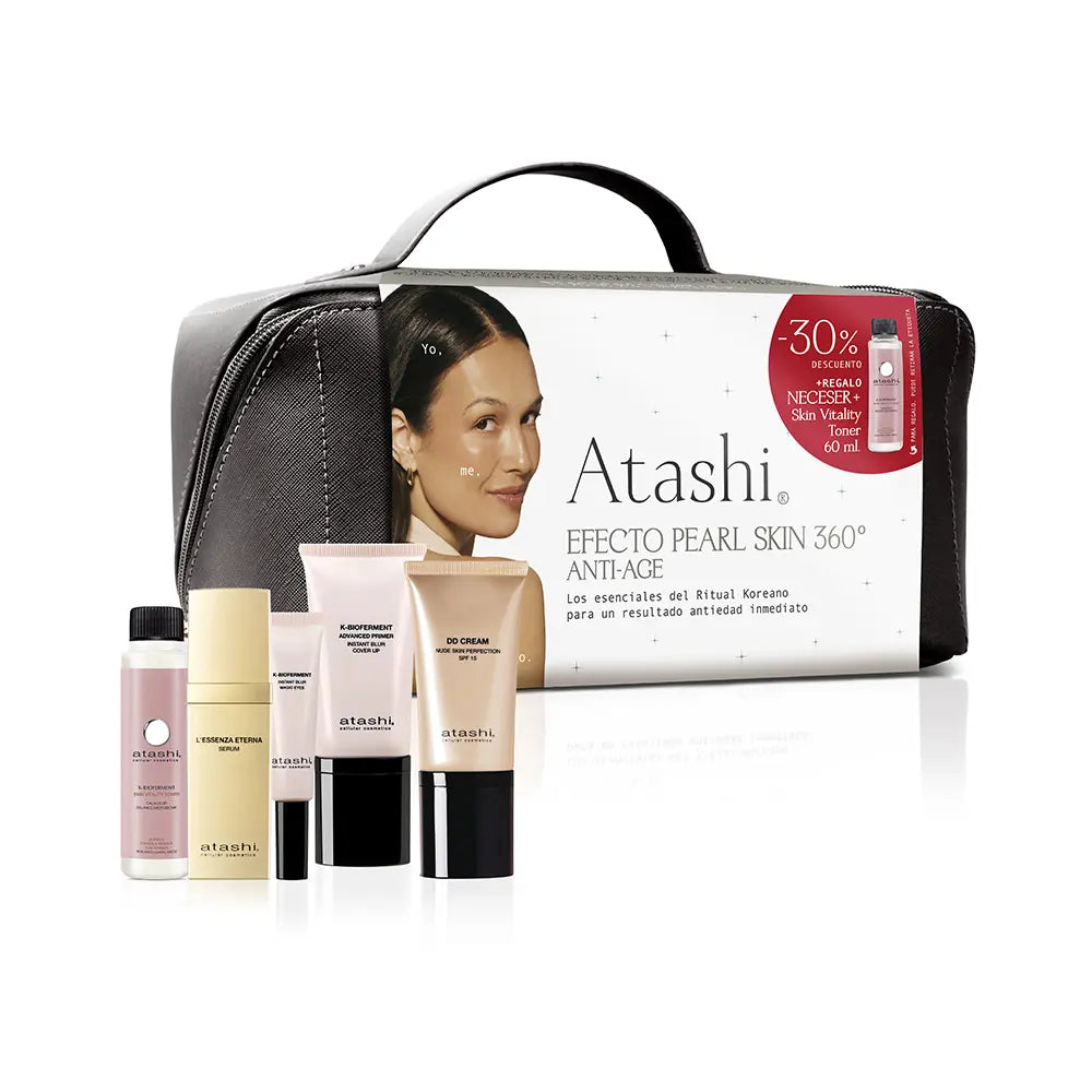 ATASHI-Mala de Higiene RITUAL PEARL SKIN EFFECT 360 6 pcs Estojo-DrShampoo - Perfumaria e Cosmética