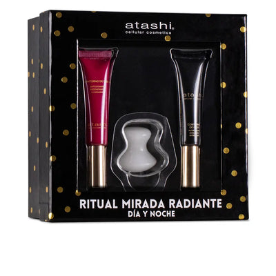 ATASHI-Ritual Radiant Look Duo para Contorno dos Olhos - Conjunto Anti-idade e Antioxidante (2 unidades)-DrShampoo - Perfumaria e Cosmética