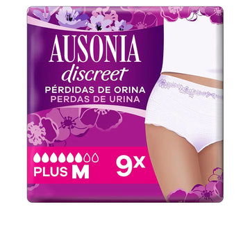 AUSONIA-Calças DISCREET BOUTIQUE PLUS 9 unidades-DrShampoo - Perfumaria e Cosmética Imagem principal do produto