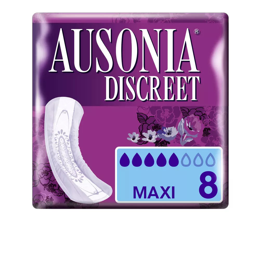 AUSONIA-Discreet maxi absorventes para incontinência 8 unidades-DrShampoo - Perfumaria e Cosmética