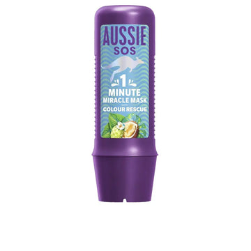 AUSSIE-SOS 1 MINUTE MIRACLE COLOR RESCUE máscara 250 ml-DrShampoo - Perfumaria e Cosmética Imagem principal do produto