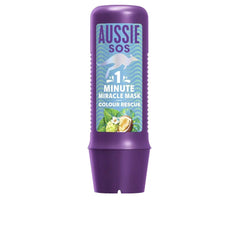 AUSSIE-SOS 1 MINUTE MIRACLE COLOR RESCUE máscara 250 ml.-DrShampoo - Perfumaria e Cosmética