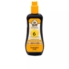 AUSTRALIAN GOLD-PROTETOR SOLAR SPF6 spray óleo de cenoura fórmula 237 ml-DrShampoo - Perfumaria e Cosmética