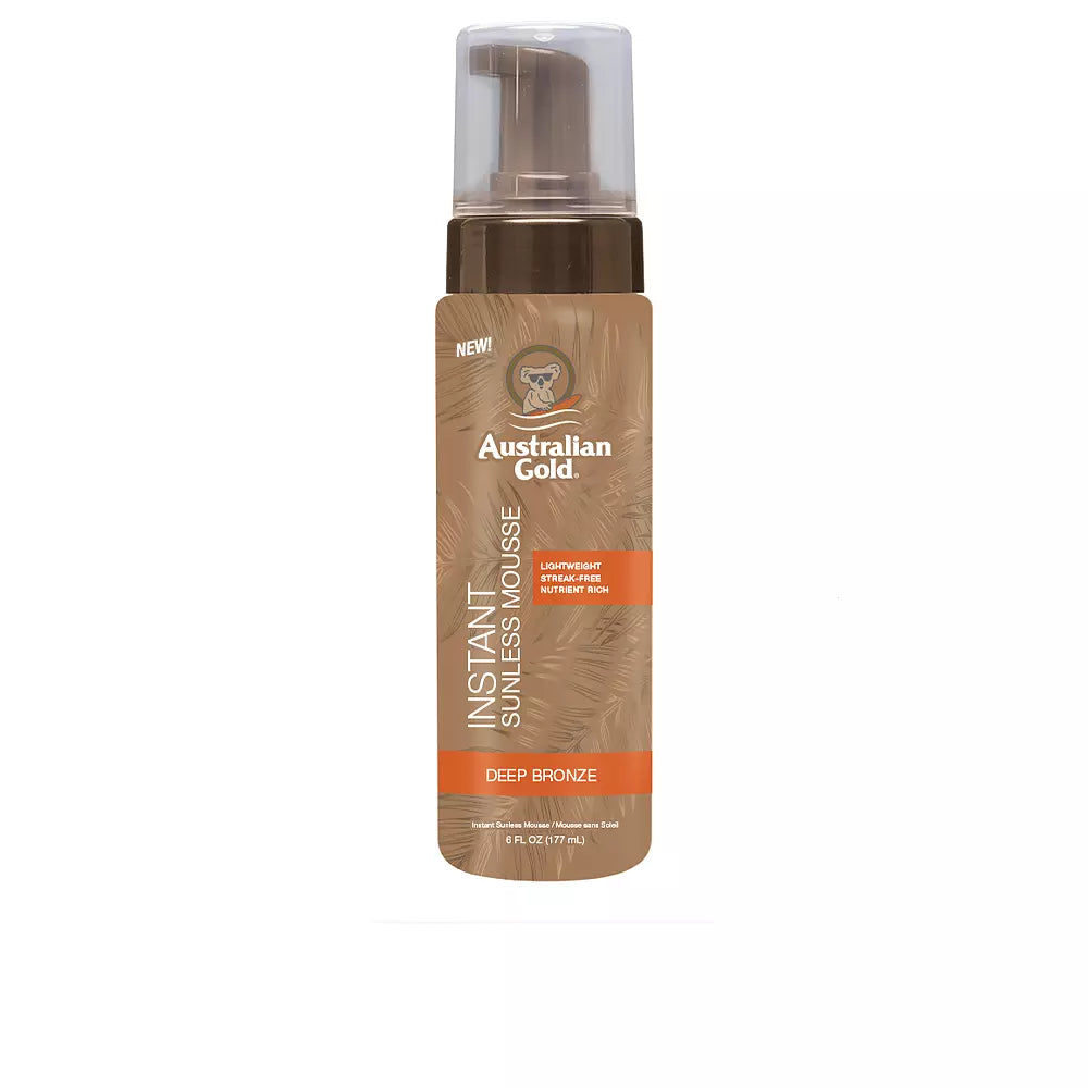 AUSTRALIAN GOLD-SUNLESS INSTANT mousse cor bronze profundo 177 ml-DrShampoo - Perfumaria e Cosmética