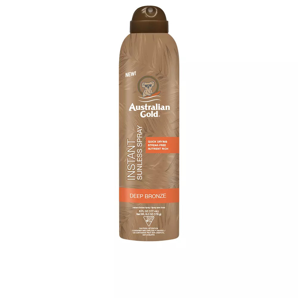 AUSTRALIAN GOLD-SUNLESS INSTANT spray de cor bronze rico 177 ml-DrShampoo - Perfumaria e Cosmética