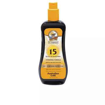 AUSTRALIAN GOLD-SUNSCREEN SPF15 spray óleo hidratante fórmula 237 ml-DrShampoo - Perfumaria e Cosmética Imagem principal do produto
