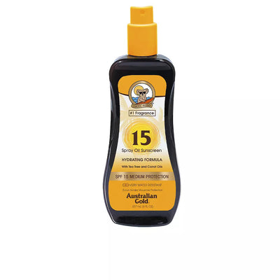 AUSTRALIAN GOLD-SUNSCREEN SPF15 spray óleo hidratante fórmula 237 ml-DrShampoo - Perfumaria e Cosmética