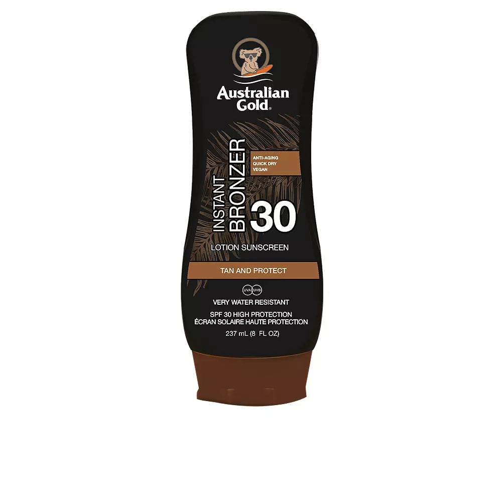 AUSTRALIAN GOLD-SUNSCREEN SPF30 loção com bronzeador 237 ml-DrShampoo - Perfumaria e Cosmética