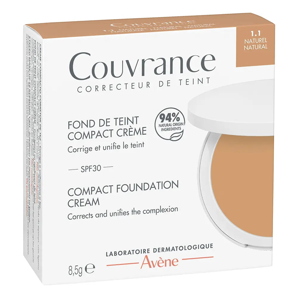 AVENE-Base cremosa compacta COUVRANCE Natural 85 g.-DrShampoo - Perfumaria e Cosmética