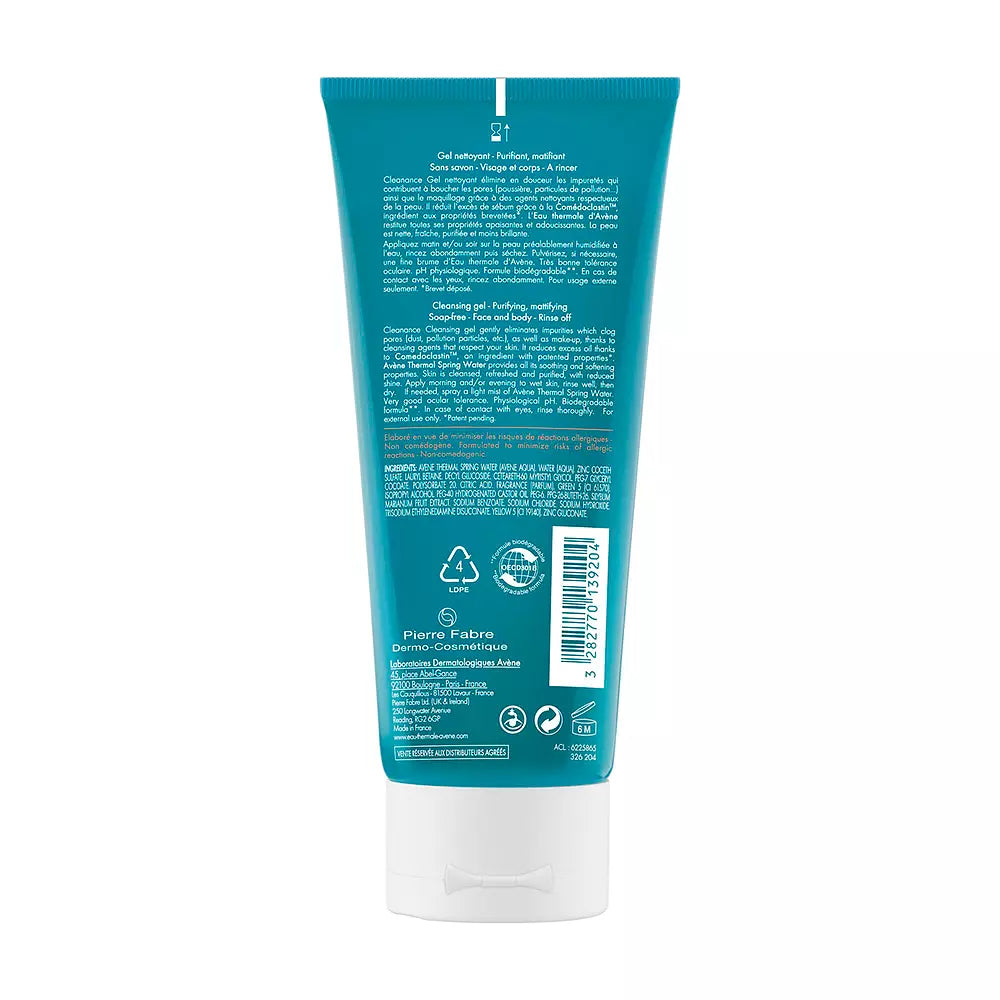 CLEANANCE gel nettoyant visage et corps 200 ml Imagem secundária do produto