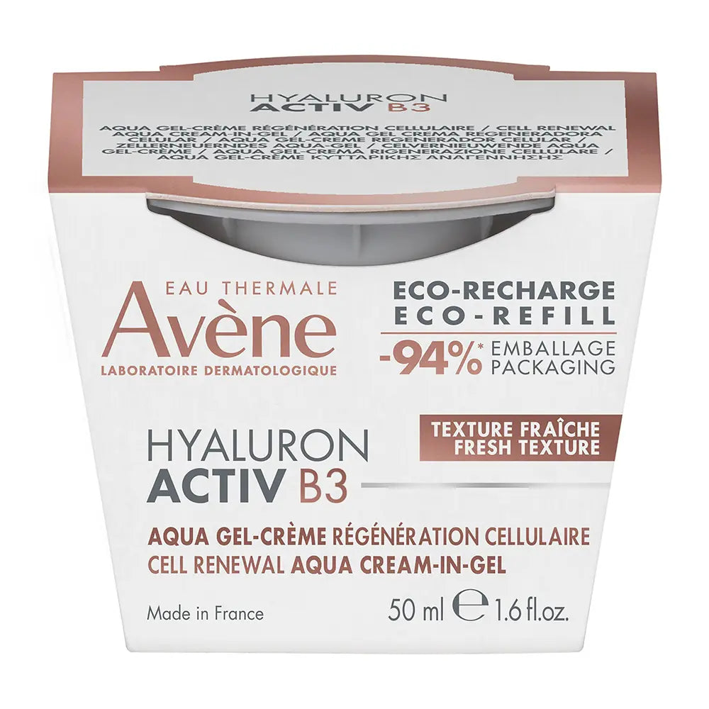 AVÈNE-Creme de recarga de renovação celular em gel aquoso HYALURON ACTIV B3 50 ml-DrShampoo - Perfumaria e Cosmética