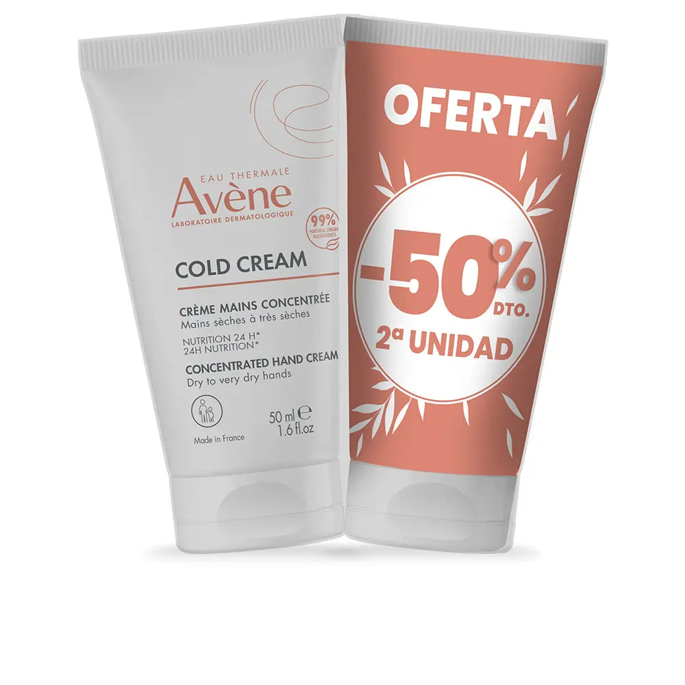 AVENE-DUO CONCENTRADO DE CREME FRIO PARA MÃOS 2 x 50 ml-DrShampoo - Perfumaria e Cosmética