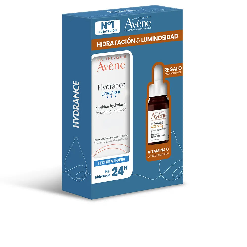 AVENE-Estojo HYDRANCE LIGHT EMULSION + SERUM 2 peças.-DrShampoo - Perfumaria e Cosmética