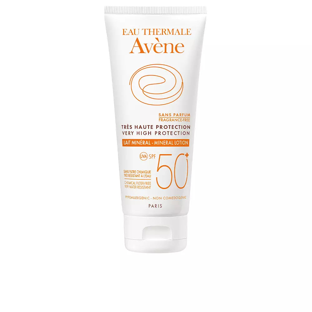 AVENE-Leite mineral SUN HIGH PROTECTION SPF50+100 ml-DrShampoo - Perfumaria e Cosmética Imagem principal do produto