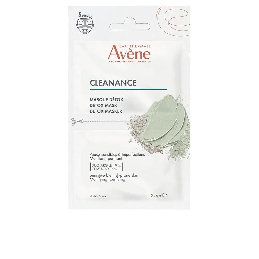 AVENE-MÁSCARA DETOX CLEANANCE 2 x 6 ml-DrShampoo - Perfumaria e Cosmética