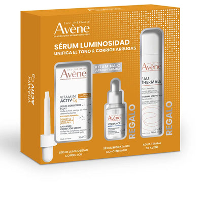 AVÈNE-Sérum Vitamin Active CG + Sérum Hidratante + Estojo para Água Termal (3 unidades)-DrShampoo - Perfumaria e Cosmética
