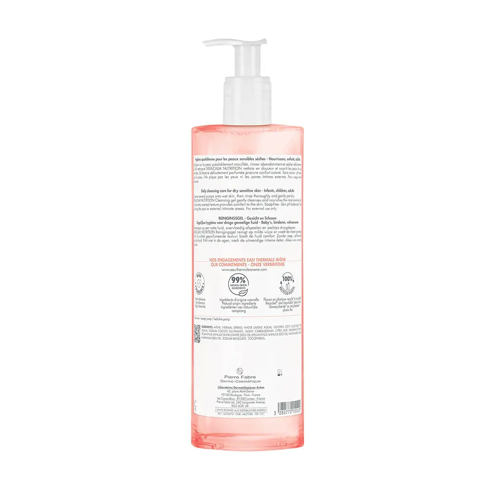 AVENE-XERACALM NUTRITION gel de limpeza 750 ml.-DrShampoo - Perfumaria e Cosmética