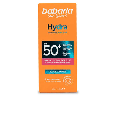 BABARIA-Fluido solar facial SUN LOVERS HYDRA FPS 50+ 40 ml-DrShampoo - Perfumaria e Cosmética