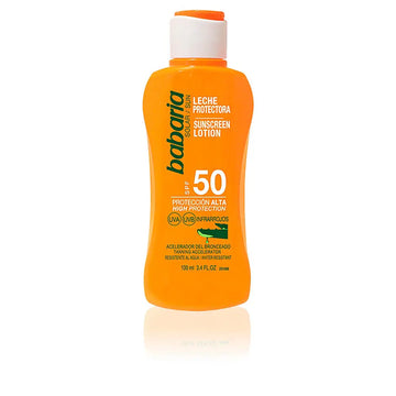 BABARIA-Leche Protectora Solar con Aloe Vera SPF50 100ml-DrShampoo - Perfumaria e Cosmética Imagen principal del producto