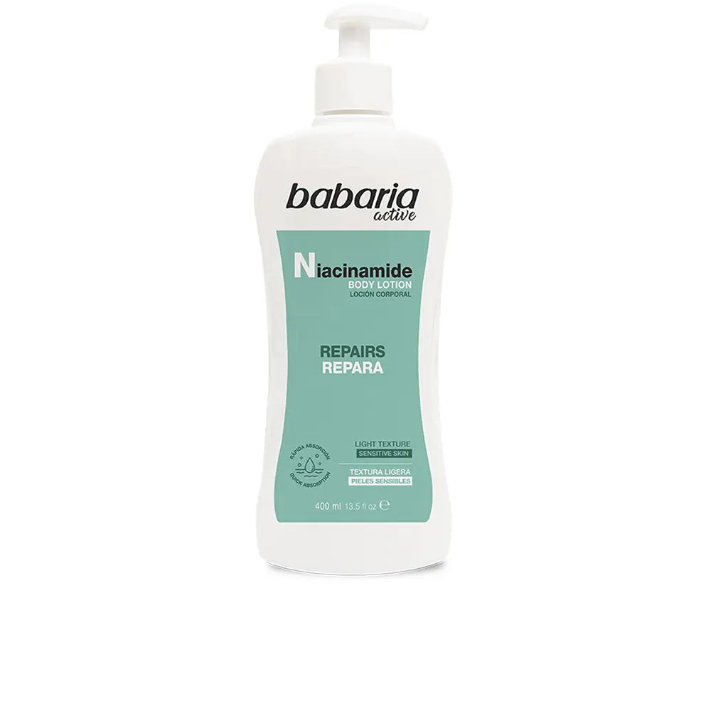 BABARIA-Loção corporal de niacinamida 400 ml-DrShampoo - Perfumaria e Cosmética