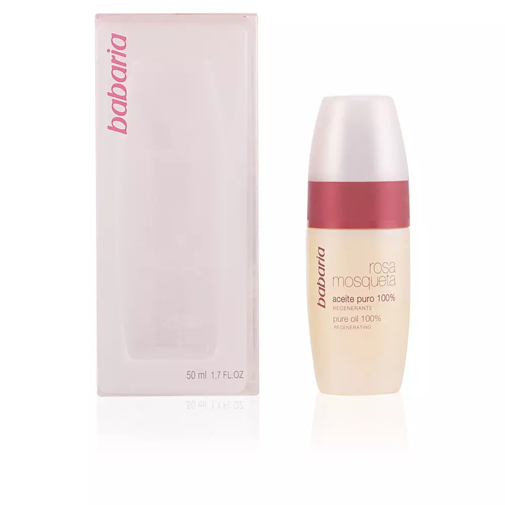 BABARIA-Óleo facial puro de rosa mosqueta 50 ml-DrShampoo - Perfumaria e Cosmética