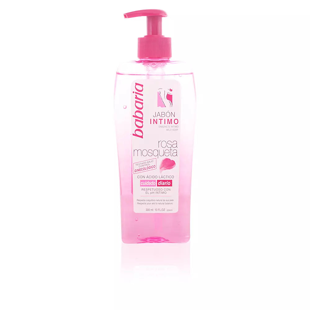 BABARIA-ROSA MOSQUETA sabonete íntimo 300ml-DrShampoo - Perfumaria e Cosmética Imagem principal do produto