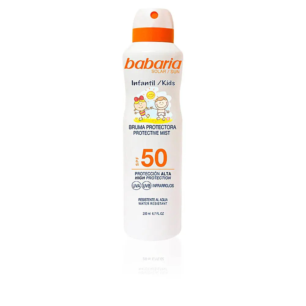 BABARIA-SOLAR INFANTIL SPF50 bruma protectora spray 200 ml-DrShampoo - Perfumaria e Cosmética