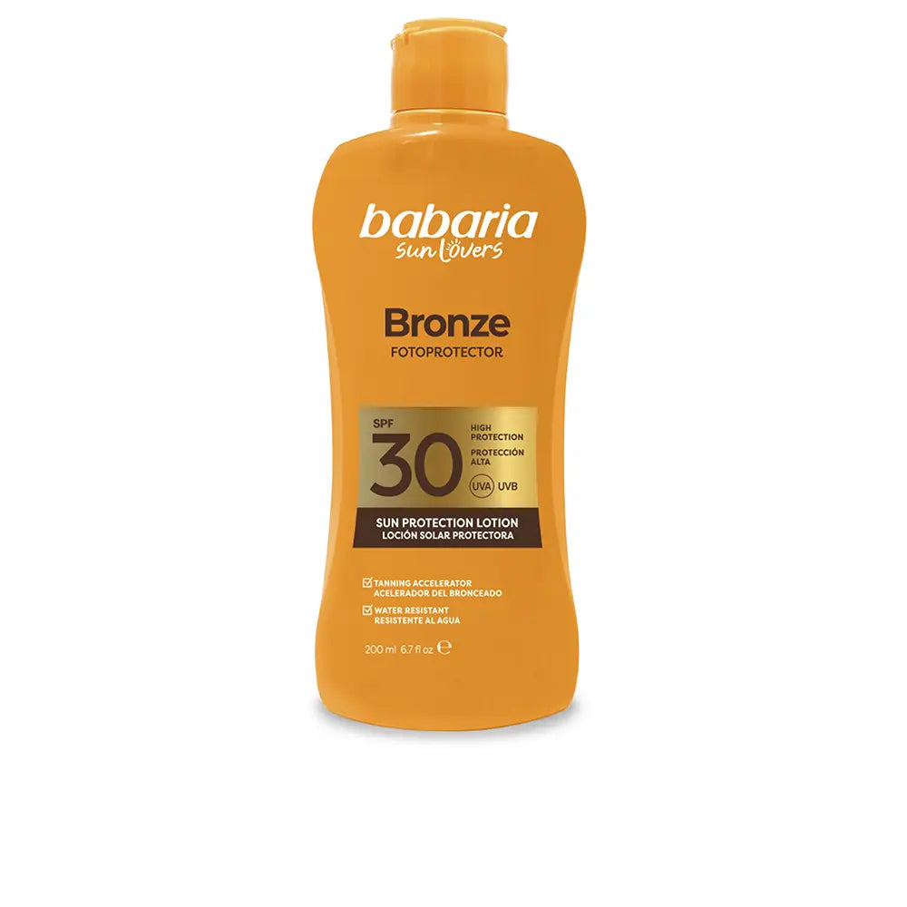 BABARIA-SUN LOVERS BRONZE loción solar protectora SPF30 200 ml-DrShampoo - Perfumaria e Cosmética