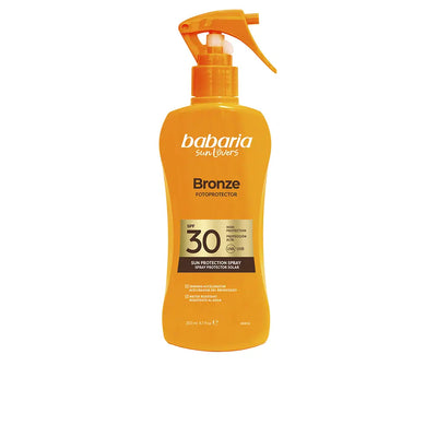 BABARIA-SUN LOVERS BRONZE spray protector solar SPF30 200 ml-DrShampoo - Perfumaria e Cosmética