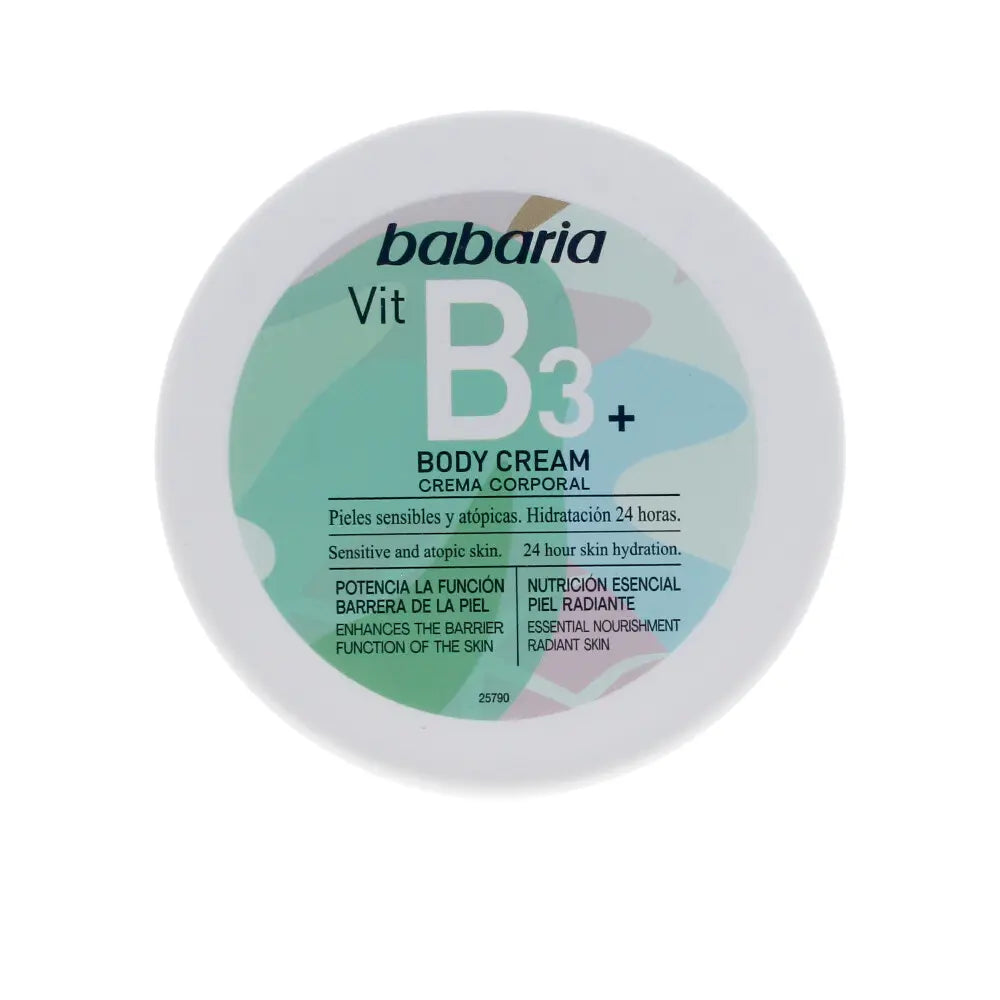 BABARIA-VITAMINA B3+ creme corporal 100% vegano 400 ml-DrShampoo - Perfumaria e Cosmética