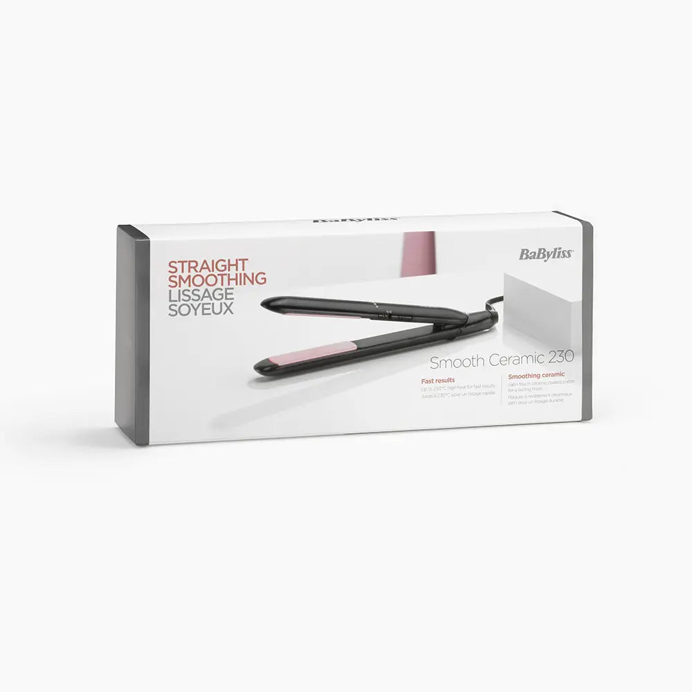 BABYLISS-ALISADOR DE CABELO ST241E cerâmica suave 230 1 unidade-DrShampoo - Perfumaria e Cosmética