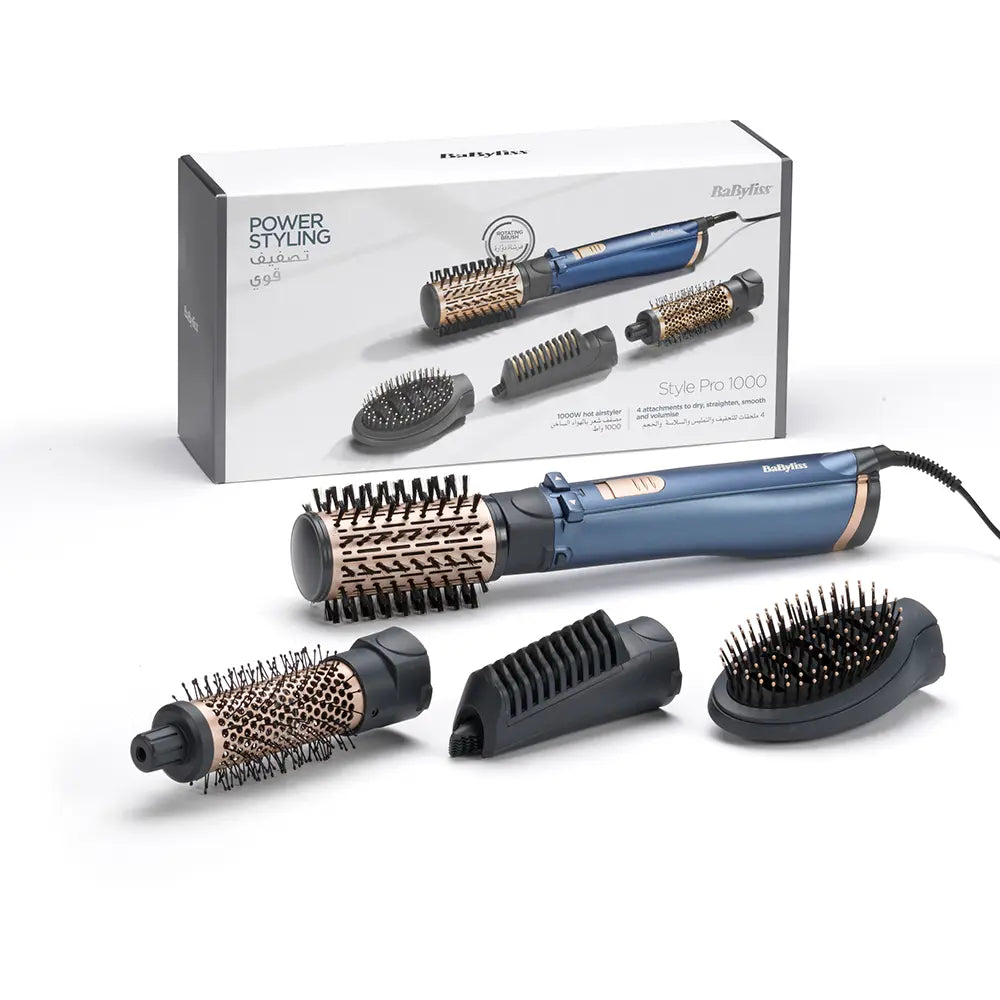 BABYLISS-AS965E style pro 1000 pincel de ar rotativo 1 unidade.-DrShampoo - Perfumaria e Cosmética