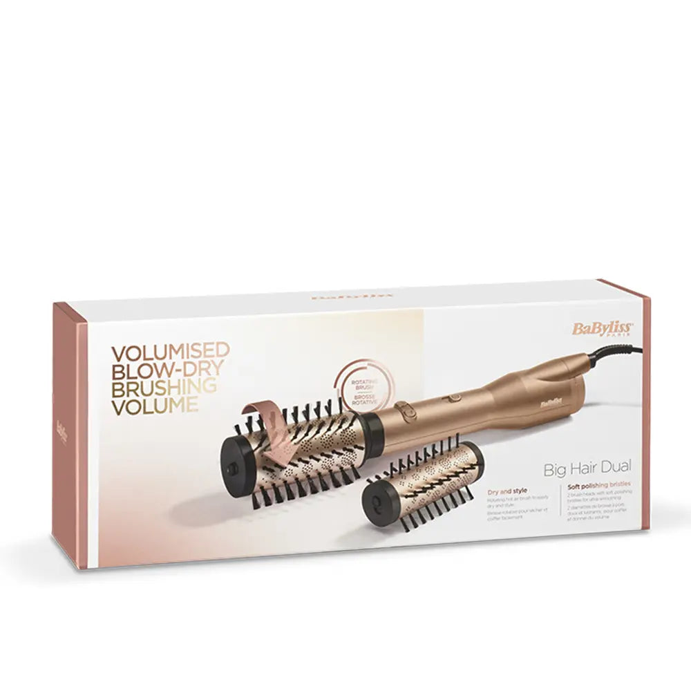 BABYLISS-ESCOVA ROTATIVA AS952E big hair dupla-DrShampoo - Perfumaria e Cosmética