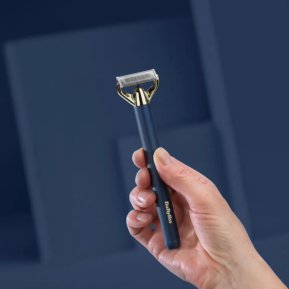 BABYLISS-Lâmina de substituição X BLADE SUPER X METAL GOLD NAVY 1 unidade.-DrShampoo - Perfumaria e Cosmética