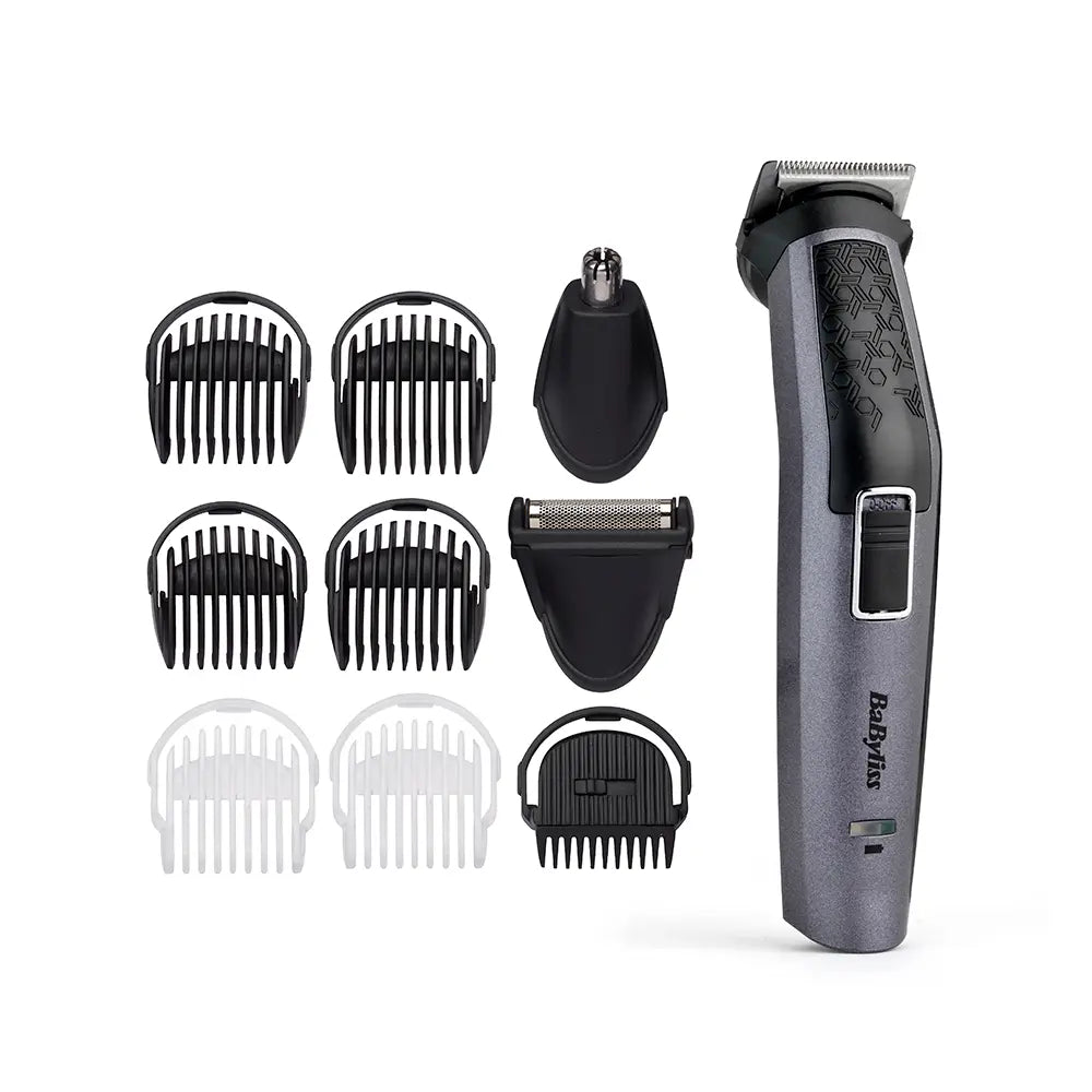 BABYLISS-MT727E Aparador de Barba 10 em 1 Carbono Titânio.-DrShampoo - Perfumaria e Cosmética