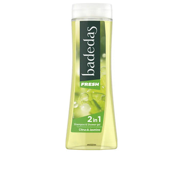 BADEDAS-GEL DE DUCHA E SHAMPOO FRESH 2em1 JASMIM CÍTRICO 600 ml.-DrShampoo - Perfumaria e Cosmética Image principale du produit
