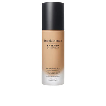 BARE MINERALS-BASE LIQUIDA MATTE BAREPRO 24H SPF20 Médio 35 Neutro 30 ml-DrShampoo - Perfumaria e Cosmética Main image