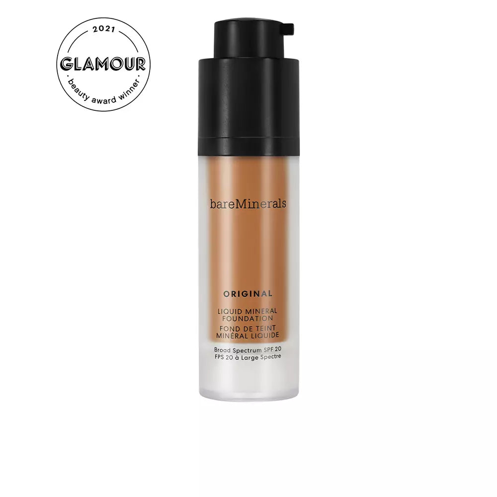 BARE MINERALS-Base líquida ORIGINAL 27 quente profundo 30 ml.-DrShampoo - Perfumaria e Cosmética