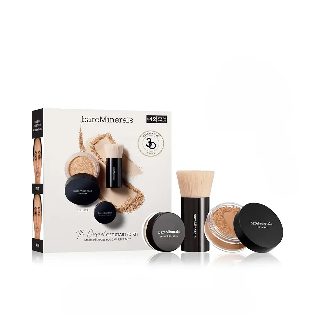 BARE MINERALS-ESTOJO DE BASE DE MAQUILHAGEM ORIGINAL Médio Bege 3 un.-DrShampoo - Perfumaria e Cosmética