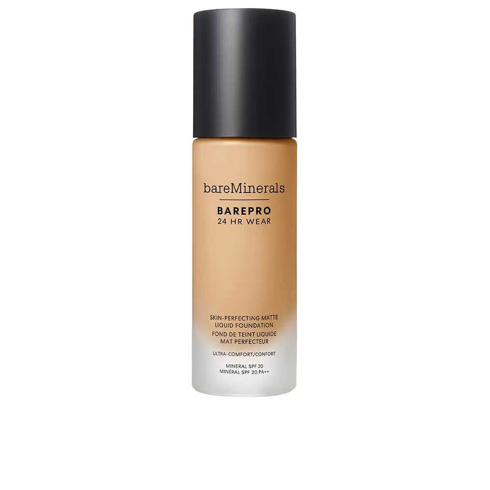 BARE MINERALS-FUNDAMENTO LÍQUIDO MATTE BAREPRO 24H SPF20 Médio 30 Neutro 30 ml-DrShampoo - Perfumaria e Cosmética