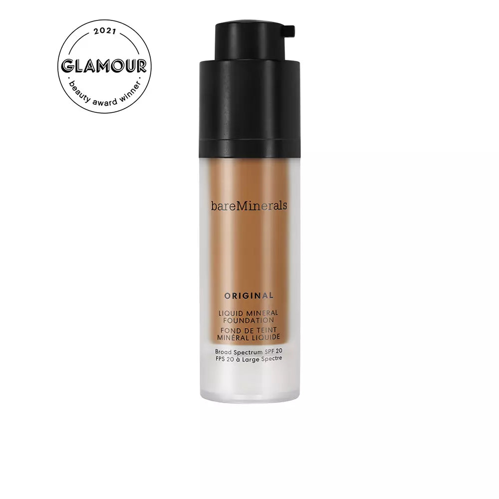 BARE MINERALS-Fundação líquida ORIGINAL 26 quente escuro 30 ml.-DrShampoo - Perfumaria e Cosmética