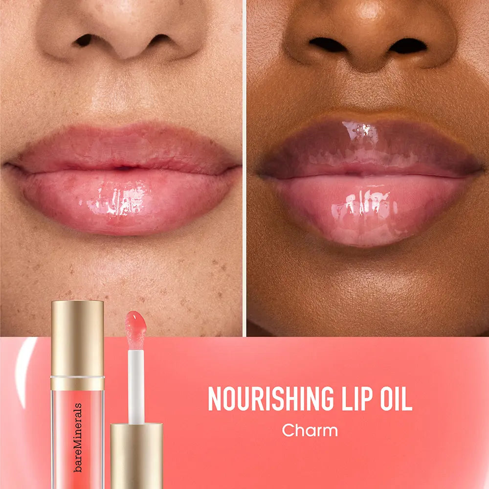 BARE MINERALS-Óleo labial nutritivo #Charm 3,8 ml-DrShampoo - Perfumaria e Cosmética