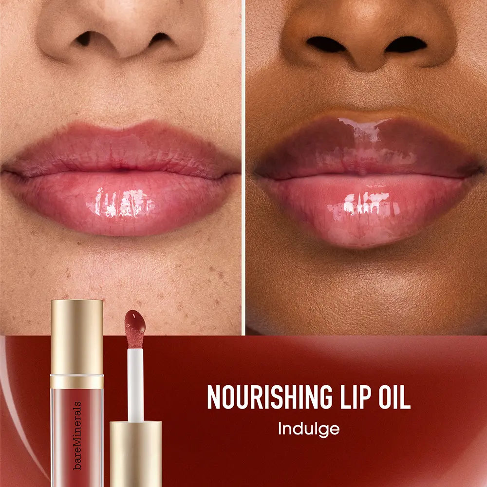 BARE MINERALS-Óleo labial nutritivo #Indulge 3,8 ml-DrShampoo - Perfumaria e Cosmética