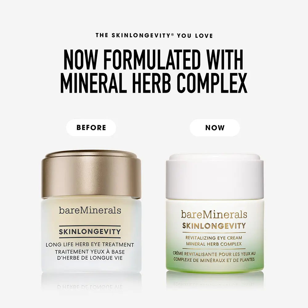BARE MINERALS-SKINLONGEVITY creme revitalizante para os olhos 15 gr-DrShampoo - Perfumaria e Cosmética