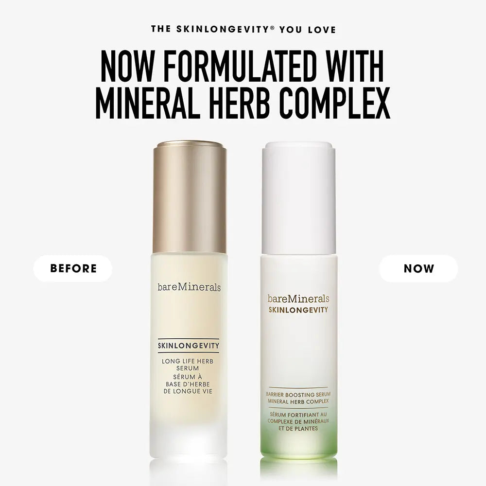 BARE MINERALS-SKINLONGEVITY soro reforçador de barreira 50 ml-DrShampoo - Perfumaria e Cosmética