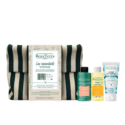 BEAUTERRA-Conjunto de 4 peças BEAUTERRA SUMMER ESSENTIALS-DrShampoo - Perfumaria e Cosmética