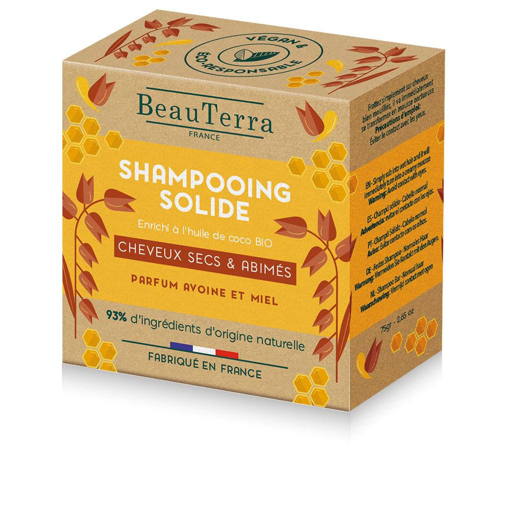 BEAUTERRA-SOLIDE oatmeal and honey shampoo 75 gr-DrShampoo - Perfumaria e Cosmética