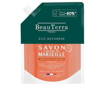 BEAUTERRA-recarrega de sabão de flor de laranjeira MARSEILLE 900 ml-DrShampoo - Perfumaria e Cosmética Image principale du produit