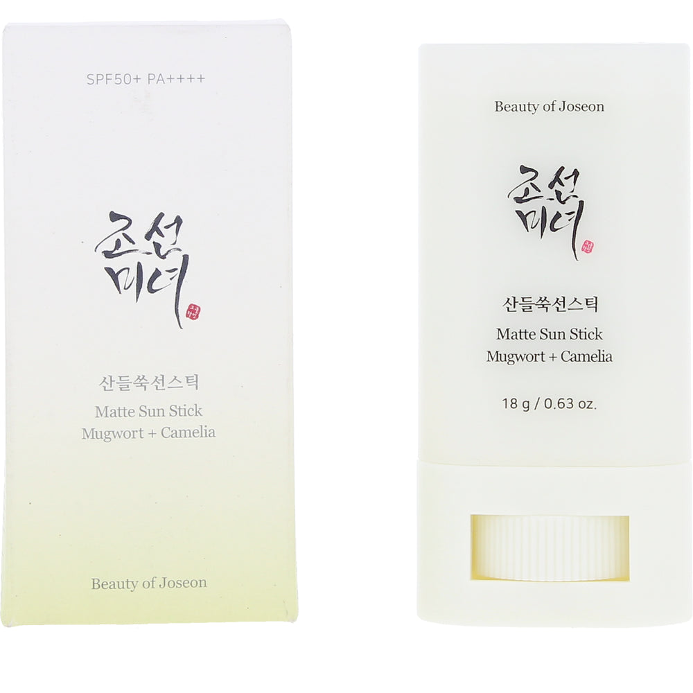 BEAUTY OF JOSEON-MATTE SUN STICK proteção solar artemísia + camélia 18 gr-DrShampoo - Perfumaria e Cosmética