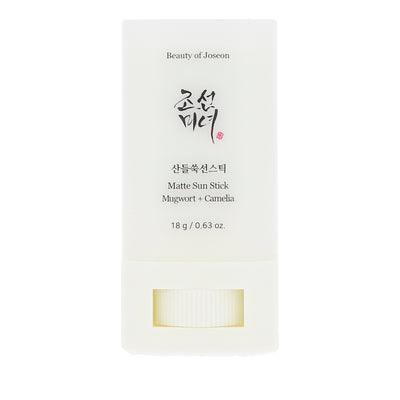 BEAUTY OF JOSEON-MATTE SUN STICK proteção solar artemísia + camélia 18 gr-DrShampoo - Perfumaria e Cosmética